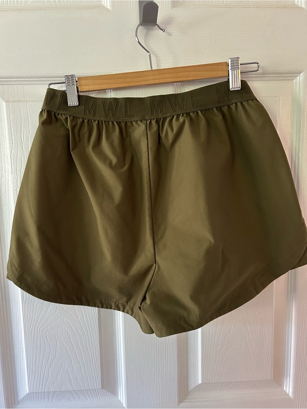 MWL Olive Green Women's Athletic Shorts - Picture 3 of 4